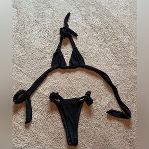Monday swimwear Black Bikini Set